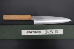 Custom Limited Edition, Sukenari HAP-40 Clad Wa Gyuto 210mm (8.2 Inch, SCL-409) 15 Custom Limited Edition, Sukenari HAP-40 Clad Wa Gyuto 210mm (8.2 Inch, SCL-409) -Knife Sale Shop sukenari wa gyuto custom limited edition sukenari hap 40 clad wa gyuto 210mm 8 2 inch scl 409 43416096604443 scaled