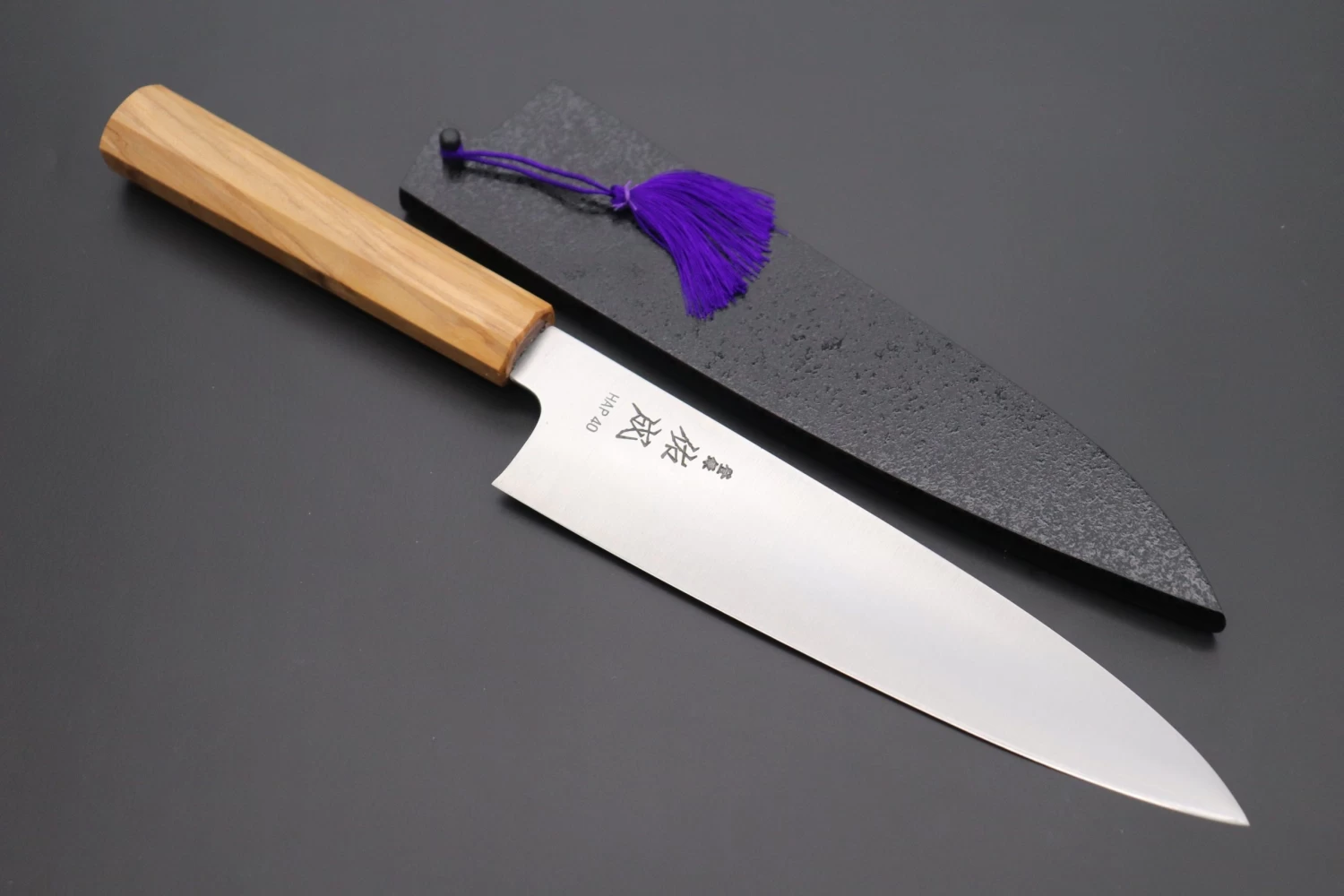 Custom Limited Edition, Sukenari HAP-40 Clad Wa Gyuto 210mm (8.2 Inch, SCL-409) 1 Custom Limited Edition, Sukenari HAP-40 Clad Wa Gyuto 210mm (8.2 Inch, SCL-409)