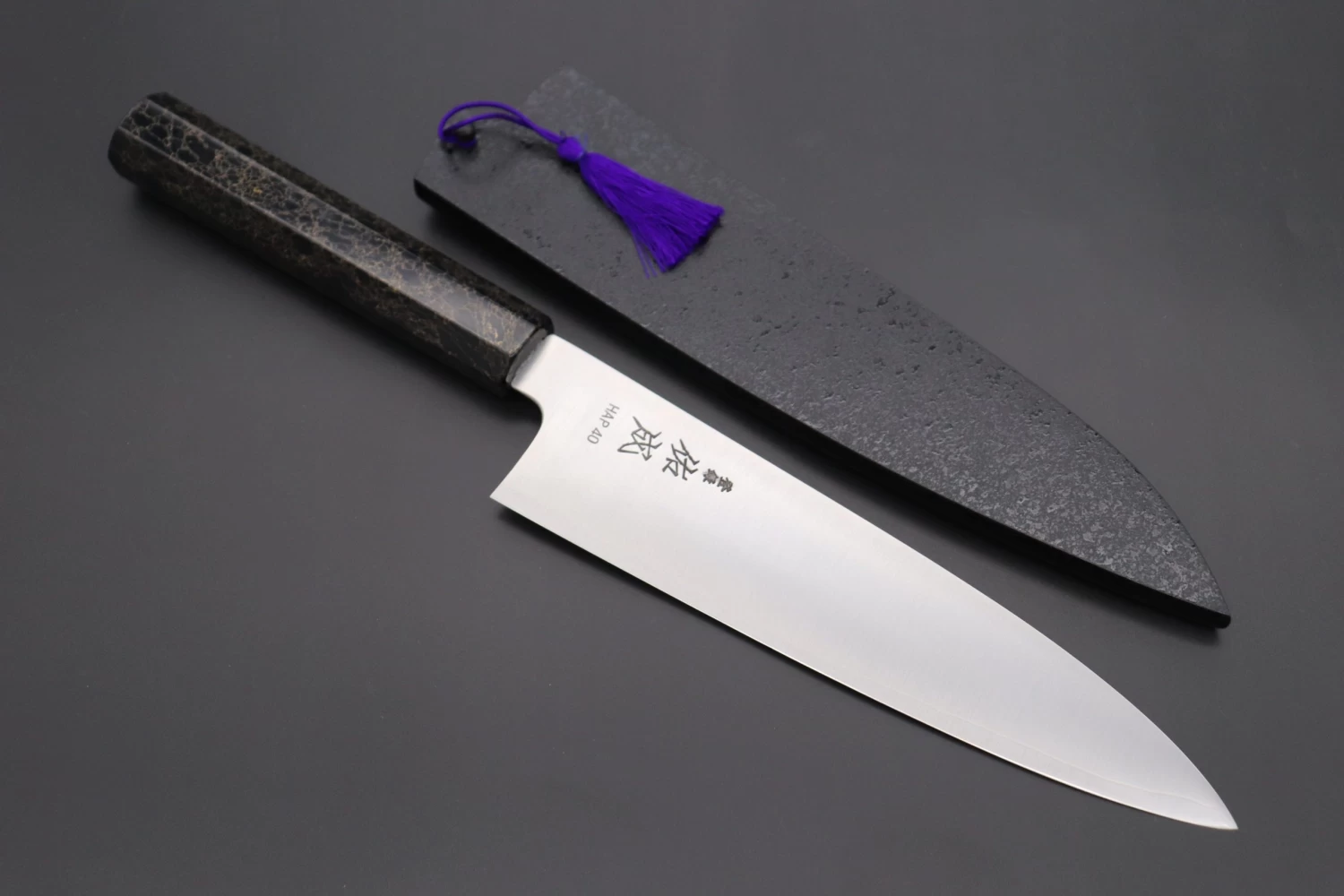 Custom Limited Edition, Sukenari HAP-40 Clad Wa Gyuto 210mm (8.2 Inch, SCL-490) 1 Custom Limited Edition, Sukenari HAP-40 Clad Wa Gyuto 210mm (8.2 Inch, SCL-490)