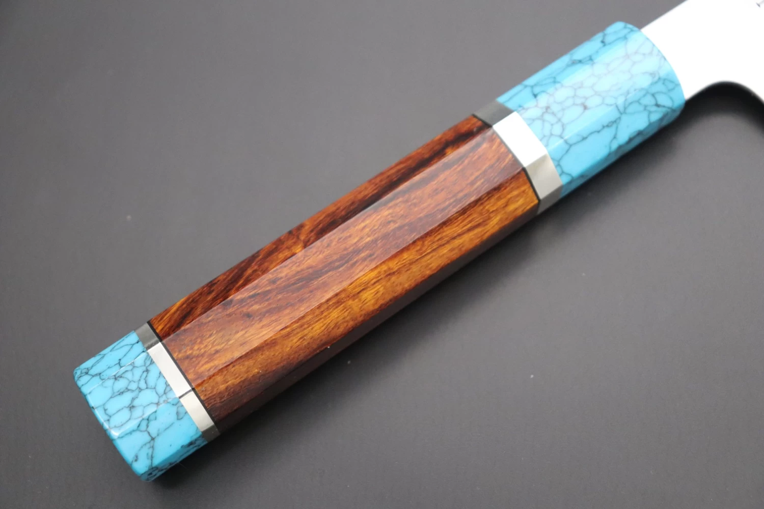 Custom Limited Edition, Sukenari ZDP-189 Clad Wa Gyuto 210mm (8.2 Inch, SCL-395) 3 Custom Limited Edition, Sukenari ZDP-189 Clad Wa Gyuto 210mm (8.2 Inch, SCL-395) - Image 3