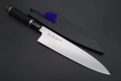 Custom Limited Edition, Sukenari ZDP-189 Clad Wa Gyuto 240mm (9.4 Inch, SCL-373)