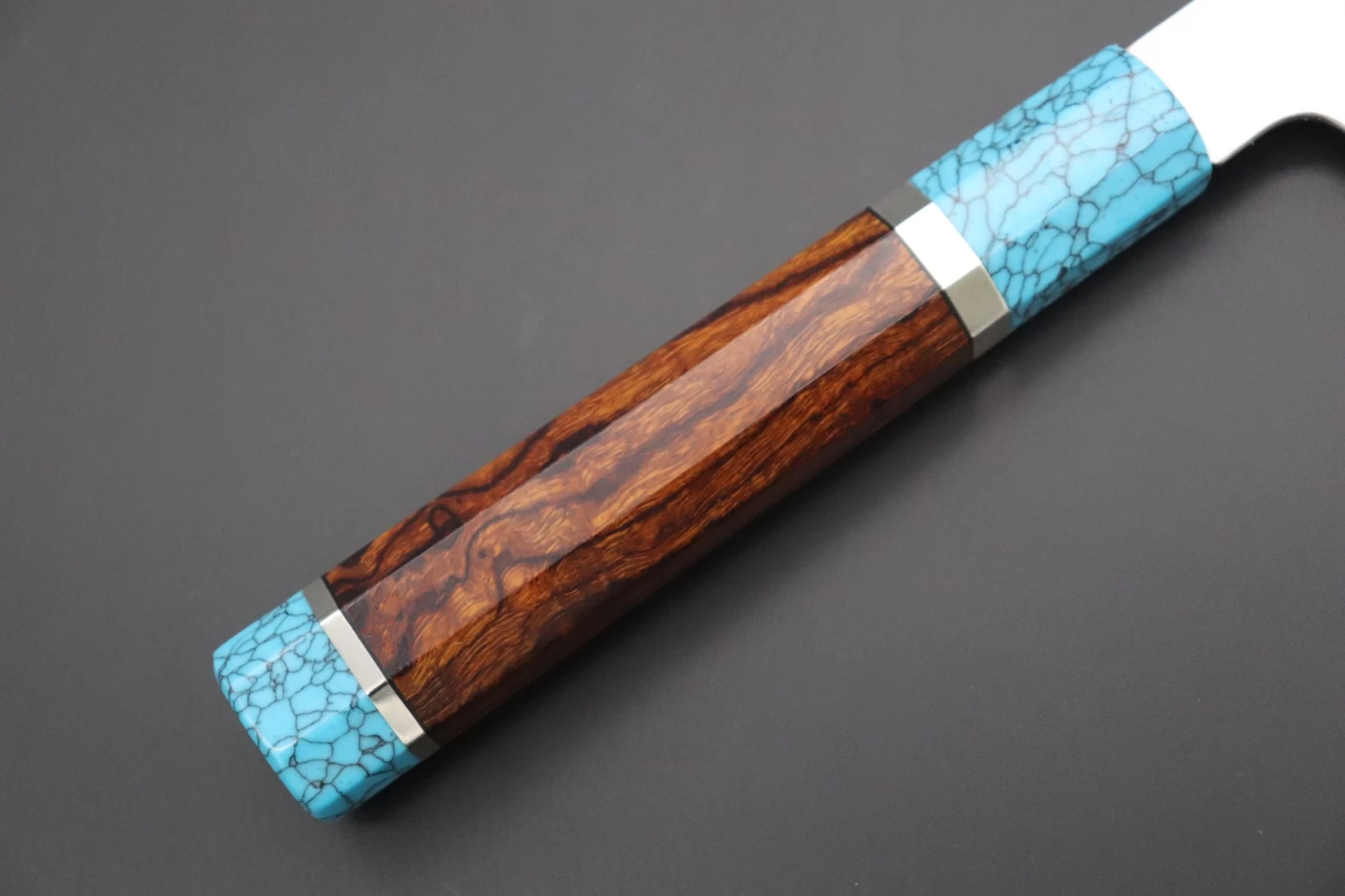 Custom Limited Edition, Sukenari ZDP-189 Clad Wa Gyuto 240mm (9.4 Inch, SCL-375) 3 Custom Limited Edition, Sukenari ZDP-189 Clad Wa Gyuto 240mm (9.4 Inch, SCL-375) - Image 3