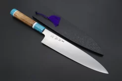 Custom Limited Edition, Sukenari ZDP-189 Clad Wa Gyuto 240mm (9.4 Inch, SCL-377)