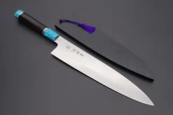 Custom Limited Edition, Sukenari ZDP-189 Clad Wa Gyuto 270mm (10.6 Inch, SCL-302)