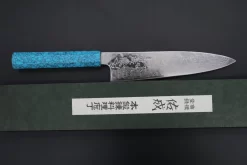 Custom Limited Edition, Sukenari ZDP-189 Nickel Damascus Wa Gyuto 210mm (8.2 Inch, SCL-353) -Knife Sale Shop sukenari wa gyuto custom limited edition sukenari zdp 189 nickel damascus wa gyuto 210mm 8 2 inch scl 353 43350023078171 scaled
