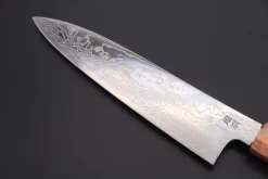 Custom Limited Edition, Sukenari ZDP-189 Nickel Damascus Wa Gyuto 210mm (8.2 Inch, SCL-421) -Knife Sale Shop sukenari wa gyuto custom limited edition sukenari zdp 189 nickel damascus wa gyuto 210mm 8 2 inch scl 421 43416607883547 scaled