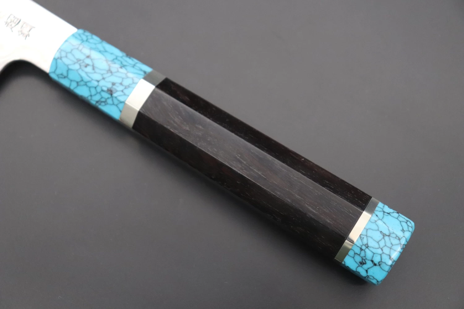 Custom Limited Edition, Sukenari ZDP-189 Nickel Damascus Wa Gyuto 240mm (9.4 Inch, SCL-358) 7 Custom Limited Edition, Sukenari ZDP-189 Nickel Damascus Wa Gyuto 240mm (9.4 Inch, SCL-358) - Image 7