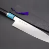 Custom Limited Edition, Sukenari ZDP-189 Nickel Damascus Wa Gyuto 240mm (9.4 Inch, SCL-440)