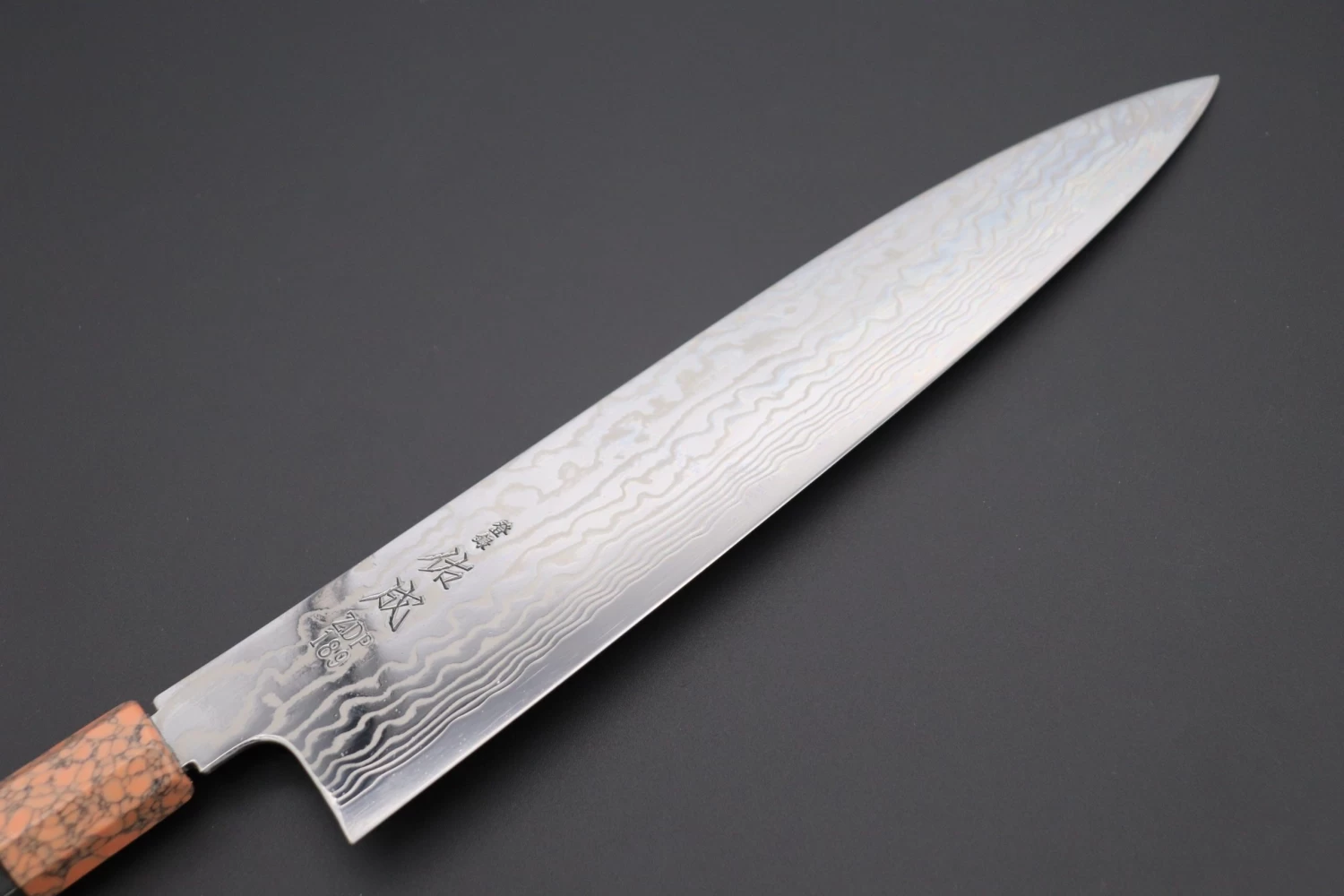 Custom Limited Edition, Sukenari ZDP-189 Nickel Damascus Wa Gyuto 270mm (10.6 Inch, SCL-238) 2 Custom Limited Edition, Sukenari ZDP-189 Nickel Damascus Wa Gyuto 270mm (10.6 Inch, SCL-238) - Image 2