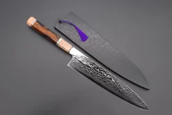 Custom Limited Edition, Sukenari ZDP-189 Nickel Damascus Wa Gyuto 270mm (10.6 Inch, SCL-238)