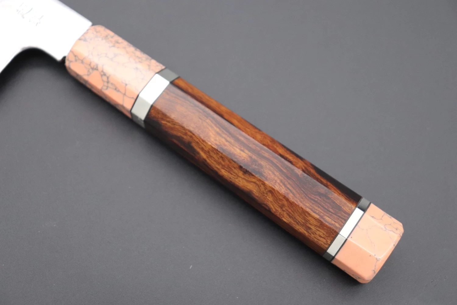 Custom Limited Edition, Sukenari ZDP-189 Nickel Damascus Wa Gyuto 270mm (10.6 Inch, SCL-238) 8 Custom Limited Edition, Sukenari ZDP-189 Nickel Damascus Wa Gyuto 270mm (10.6 Inch, SCL-238) - Image 8