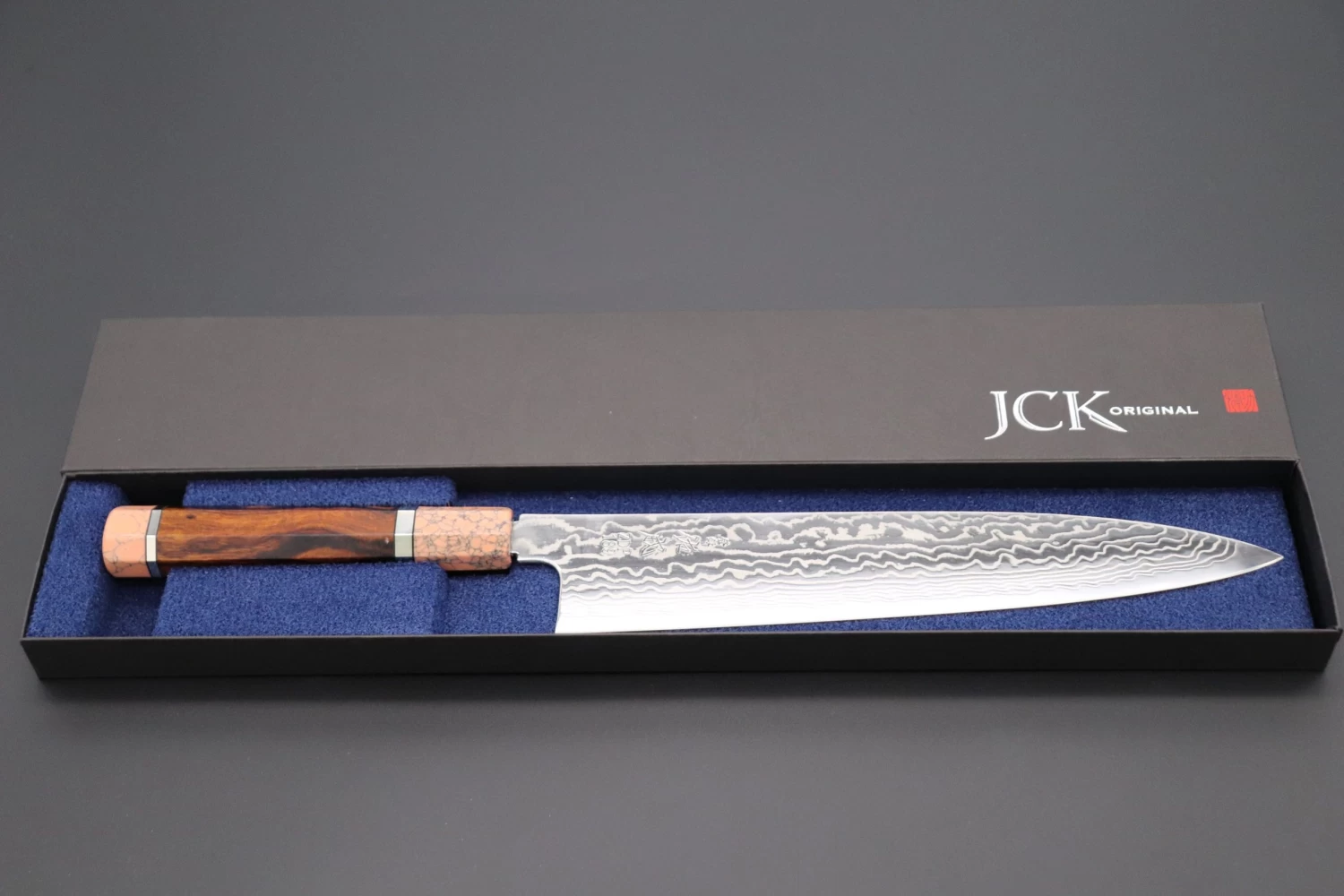 Custom Limited Edition, Sukenari ZDP-189 Nickel Damascus Wa Gyuto 270mm (10.6 Inch, SCL-238) 7 Custom Limited Edition, Sukenari ZDP-189 Nickel Damascus Wa Gyuto 270mm (10.6 Inch, SCL-238) - Image 7