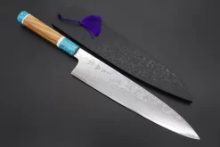 Custom Limited Edition, Sukenari ZDP-189 Nickel Damascus Wa Gyuto 270mm (10.6 Inch SCL-363) -Knife Sale Shop sukenari wa gyuto custom limited edition sukenari zdp 189 nickel damascus wa gyuto 270mm 10 6 inch scl 363 43350370222363 scaled