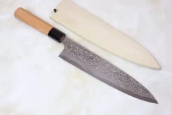 Sukenari Gingami No.3 Nickel Damascus Wa Gyuto (210mm To 270mm, 3 Sizes, Octagonal Japanese Yew Wood Handle) -Knife Sale Shop sukenari wa gyuto sukenari gingami no 3 nickel damascus wa gyuto 210mm to 270mm 3 sizes octagonal japanese yew wood handle 28360956084321 scaled