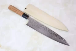 Sukenari Gingami No.3 Nickel Damascus Wa Gyuto (210mm To 270mm, 3 Sizes, Octagonal Japanese Yew Wood Handle) -Knife Sale Shop sukenari wa gyuto sukenari gingami no 3 nickel damascus wa gyuto 210mm to 270mm 3 sizes octagonal japanese yew wood handle 28360957821025 scaled