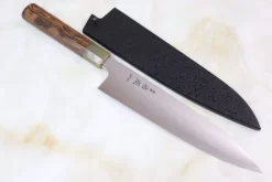Sukenari HAP-40 Series Wa Gyuto (210mm To 270mm, 3 Sizes, Octagonal Bocote Wood Handle With Water Buffalo Horn Ferrule) -Knife Sale Shop sukenari wa gyuto sukenari hap 40 series wa gyuto 210mm to 270mm 3 sizes octagonal bocote wood handle with water buffalo horn ferrule 28516007379041 scaled