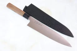 Sukenari HAP-40 Series Wa Gyuto (210mm To 270mm, 3 Sizes, Octagonal Bocote Wood Handle With Water Buffalo Horn Ferrule) -Knife Sale Shop sukenari wa gyuto sukenari hap 40 series wa gyuto 210mm to 270mm 3 sizes octagonal bocote wood handle with water buffalo horn ferrule 28522249519201 scaled