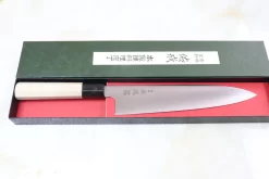 Sukenari ZDP-189 Wa Series Wa Gyuto (210mm To 270mm, 3 Sizes, Octagon Shaped Magnolia Wooden Handle) -Knife Sale Shop sukenari wa gyuto sukenari zdp 189 wa series wa gyuto 210mm to 270mm 3 sizes octagon shaped magnolia wooden handle 14892578177121 scaled