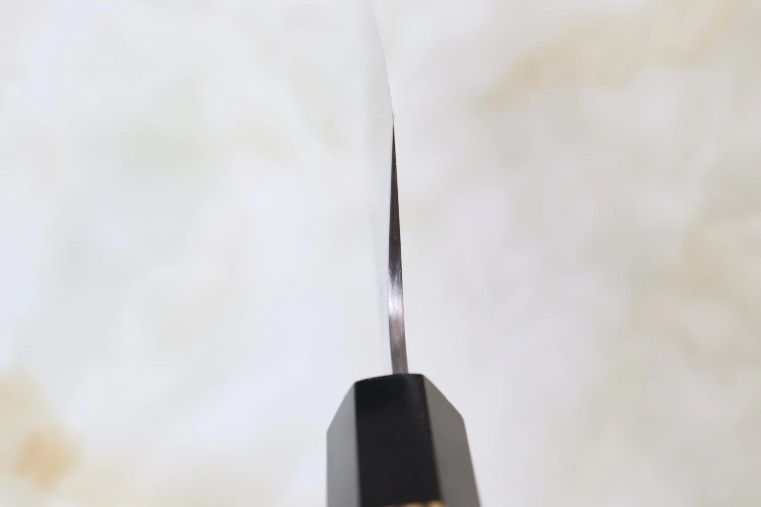 Sukenari ZDP-189 Wa Series Wa Gyuto (210mm To 270mm, 3 Sizes, Octagonal Bocote Wood Handle With Water Buffalo Horn Ferrule) 4 Sukenari ZDP-189 Wa Series Wa Gyuto (210mm To 270mm, 3 Sizes, Octagonal Bocote Wood Handle With Water Buffalo Horn Ferrule) - Image 4