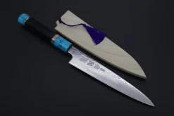 Custom Limited Edition, Sukenari ZDP-189 Nickel Damascus Wa Petty 165mm (6.4 Inch, SCL-366)