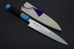 Custom Limited Edition, Sukenari ZDP-189 Nickel Damascus Wa Petty 165mm (6.4 Inch, SCL-367)