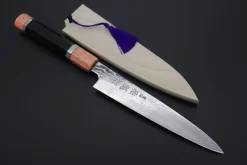 Custom Limited Edition, Sukenari ZDP-189 Nickel Damascus Wa Petty 165mm (6.4 Inch, SCL-368)