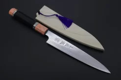 Custom Limited Edition, Sukenari ZDP-189 Nickel Damascus Wa Petty 165mm (6.4 Inch, SCL-369)