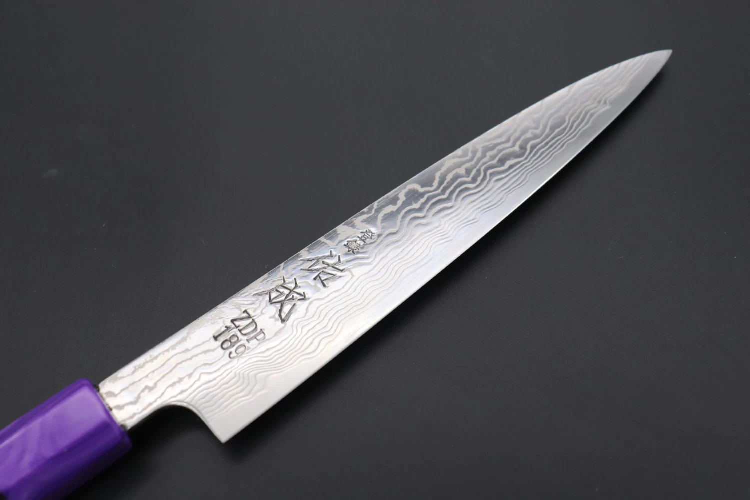 Custom Limited Edition, Sukenari ZDP-189 Nickel Damascus Wa Petty 165mm (6.4 Inch, SCL-370) 2 Custom Limited Edition, Sukenari ZDP-189 Nickel Damascus Wa Petty 165mm (6.4 Inch, SCL-370) - Image 2