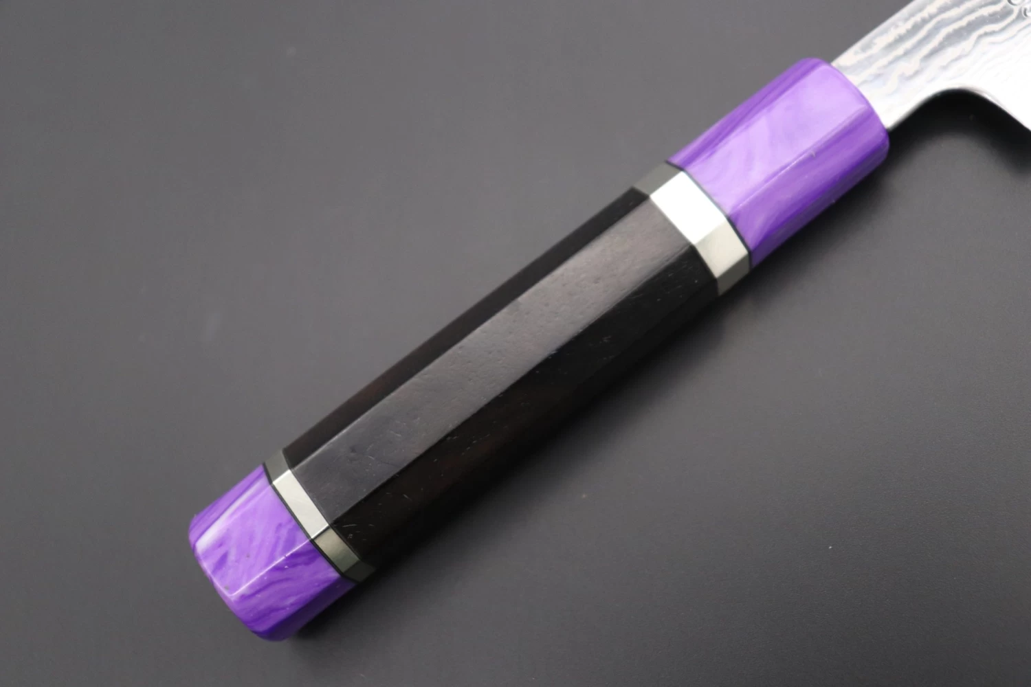 Custom Limited Edition, Sukenari ZDP-189 Nickel Damascus Wa Petty 165mm (6.4 Inch, SCL-370) 3 Custom Limited Edition, Sukenari ZDP-189 Nickel Damascus Wa Petty 165mm (6.4 Inch, SCL-370) - Image 3