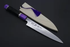 Custom Limited Edition, Sukenari ZDP-189 Nickel Damascus Wa Petty 165mm (6.4 Inch, SCL-371)