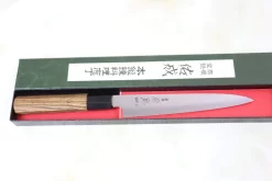 Sukenari HAP-40 Series Wa Petty 165mm (6.4 Inch, Octagonal Bocote Wood Handle With Water Buffalo Horn Ferrule) -Knife Sale Shop sukenari wa petty sukenari hap 40 series wa petty 165mm 6 4 inch octagonal bocote wood handle with water buffalo horn ferrule 28505674907745 scaled