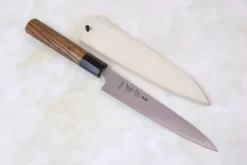 Sukenari HAP-40 Series Wa Petty 165mm (6.4 Inch, Octagonal Bocote Wood Handle With Water Buffalo Horn Ferrule)