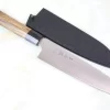 Sukenari HAP-40 Series HAP-2BB Wa Santoku 190mm (7.4 Inch, Octagonal Bocote Wood Handle With Water Buffalo Horn Ferrule)