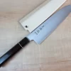 Sukenari HAP-40 Series Wa Santoku 190mm (7.4 Inch, Octagon Shaped Ebony Wooden Handle)