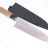 Sukenari ZDP-189 Wa Series SZDP-1SAB Wa Santoku 190mm (7.4 Inch, Octagon Shaped Bocote Wooden Handle)