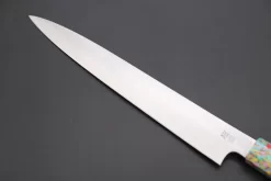 Custom Limited Edition, Sukenari ZDP-189 Clad Wa Sujihiki 240mm (9.4 Inch, SCL-381) -Knife Sale Shop sukenari wa sujihiki custom limited edition sukenari zdp 189 clad wa sujihiki 240mm 9 4 inch scl 381 43366130319643 scaled