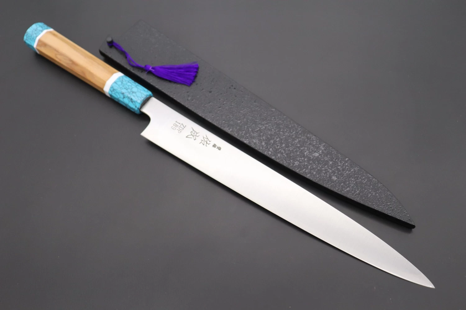 Custom Limited Edition, Sukenari ZDP-189 Clad Wa Sujihiki 270mm (10.6 Inch, SCL-383) 1 Custom Limited Edition, Sukenari ZDP-189 Clad Wa Sujihiki 270mm (10.6 Inch, SCL-383)