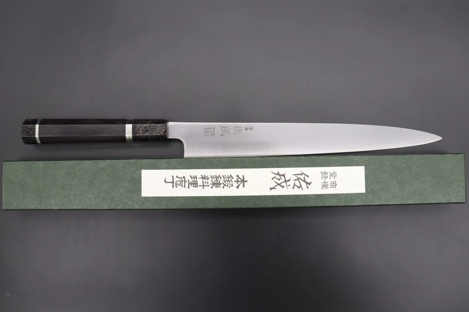 Custom Limited Edition, Sukenari ZDP-189 Clad Wa Sujihiki 270mm (10.6 Inch, SCL-385) 8 Custom Limited Edition, Sukenari ZDP-189 Clad Wa Sujihiki 270mm (10.6 Inch, SCL-385) - Image 8