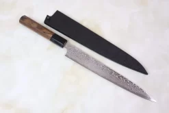 Sukenari Gingami No.3 Nickel Damascus Wa Sujihiki (240mm And 270mm, 2 Sizes, Octagonal Bocote Wood Handle With Water Buffalo Horn Ferrule) 13 Sukenari Gingami No.3 Nickel Damascus Wa Sujihiki (240mm And 270mm, 2 Sizes, Octagonal Bocote Wood Handle With Water Buffalo Horn Ferrule) -Knife Sale Shop sukenari wa sujihiki sukenari gingami no 3 nickel damascus wa sujihiki 240mm and 270mm 2 sizes octagonal bocote wood handle with water buffalo horn ferrule 28361100689505 scaled