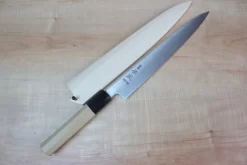 Sukenari HAP-40 Series Wa Sujihiki (240mm And 270mm, 2 Sizes, Octagon Shaped Magnolia Wood Handle)