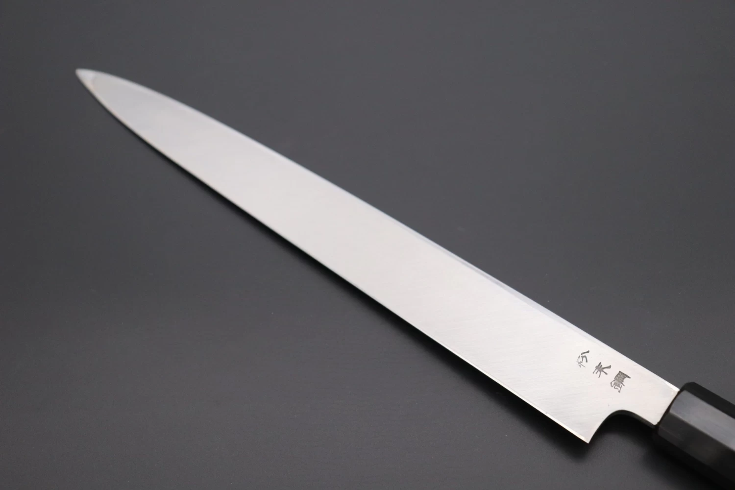 Sukenari Special Steel Series SG-II Hon Kasumi Yanagiba (240mm To 330mm, 4 Sizes, Octagon Shaped Bocote Wood Handle With Water Buffalo Horn Ferrule) 7 Sukenari Special Steel Series SG-II Hon Kasumi Yanagiba (240mm To 330mm, 4 Sizes, Octagon Shaped Bocote Wood Handle With Water Buffalo Horn Ferrule) - Image 7