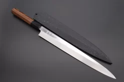 Sukenari Special Steel Series SG-II Hon Kasumi Yanagiba (240mm To 330mm, 4 Sizes, Octagon Shaped Bocote Wood Handle With Water Buffalo Horn Ferrule) 22 Sukenari Special Steel Series SG-II Hon Kasumi Yanagiba (240mm To 330mm, 4 Sizes, Octagon Shaped Bocote Wood Handle With Water Buffalo Horn Ferrule) -Knife Sale Shop sukenari yanagiba sukenari special steel series sg ii hon kasumi yanagiba 240mm to 330mm 4 sizes octagon shaped bocote wood handle with water buffalo horn ferrule 43066970997019 scaled