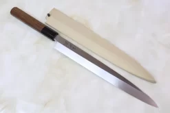 Sukenari VG-10 Series Hon Kasumi Yanagiba (270mm And 300mm, 2 Sizes, Octagon Shaped Bocote Wooden Handle))