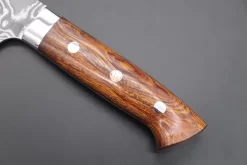 Takeshi Saji R-2 Custom Black Damascus Wild Series Bunka 180mm (7 Inch, Ironwood Handle) SRD-2BBI -Knife Sale Shop takeshi saji bunka takeshi saji r 2 custom black damascus wild series bunka 180mm 7 inch ironwood handle srd 2bbi 43908661772571 scaled