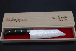 Takeshi Saji R-2 Custom Diamond Damascus Wild Series New Design SNRD-4G Bunka185mm (7.2 Inch, Green Linen Micarta Handle) -Knife Sale Shop takeshi saji bunka takeshi saji r 2 custom diamond damascus wild series new design snrd 4g bunka185mm 7 2 inch green linen micarta handle 44336677552411 scaled