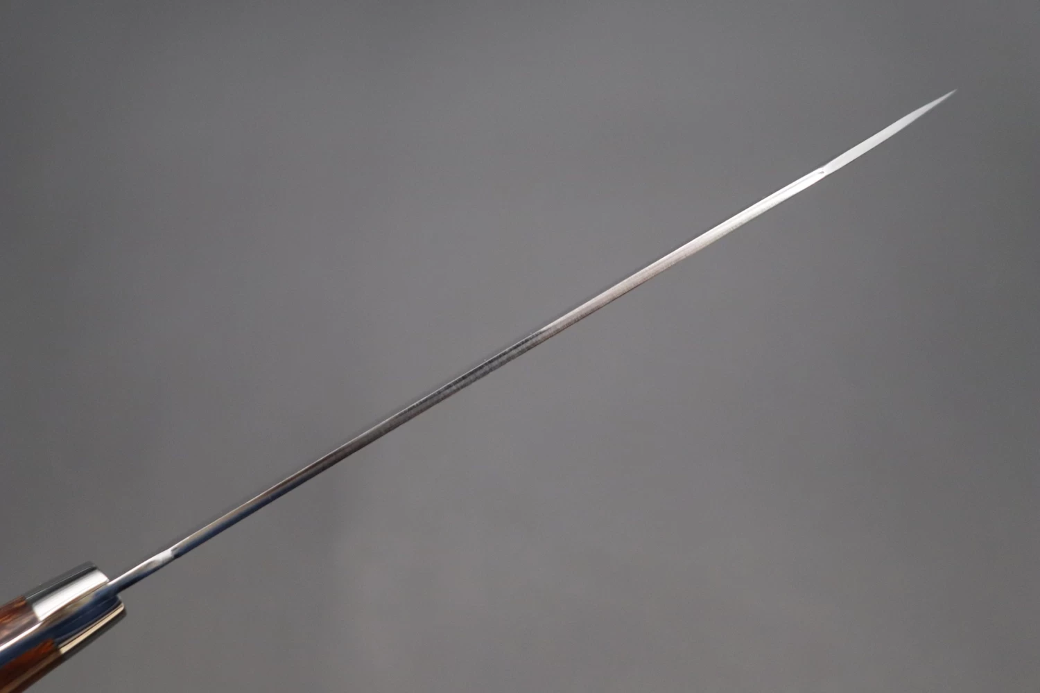 Takeshi Saji R-2 Custom Diamond Damascus Wild Series New Design SNRD-4I Bunka180mm (Ironwood Handle) 4 Takeshi Saji R-2 Custom Diamond Damascus Wild Series New Design SNRD-4I Bunka180mm (Ironwood Handle) - Image 4