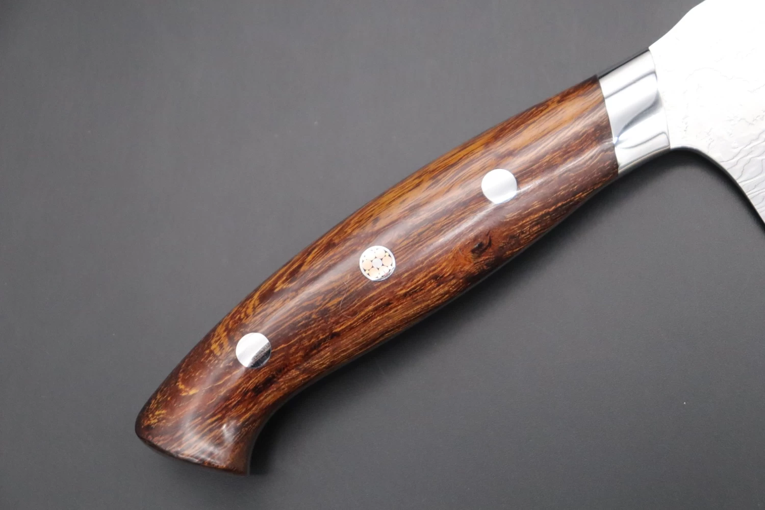 Takeshi Saji R-2 Custom Diamond Damascus Wild Series New Design SNRD-4I Bunka180mm (Ironwood Handle) 3 Takeshi Saji R-2 Custom Diamond Damascus Wild Series New Design SNRD-4I Bunka180mm (Ironwood Handle) - Image 3