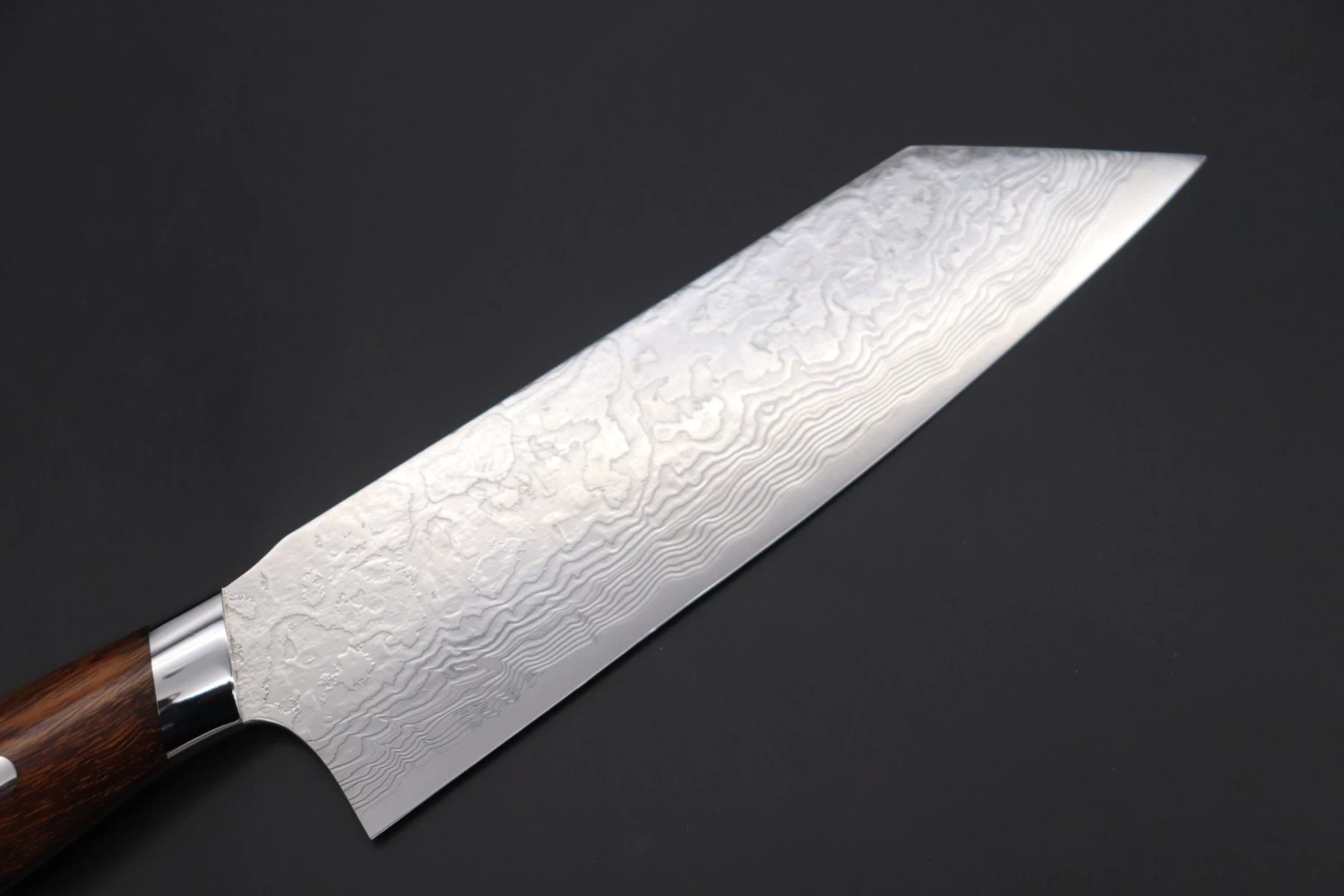 Takeshi Saji R-2 Custom Diamond Damascus Wild Series New Design SNRD-4I Bunka180mm (Ironwood Handle) 2 Takeshi Saji R-2 Custom Diamond Damascus Wild Series New Design SNRD-4I Bunka180mm (Ironwood Handle) - Image 2