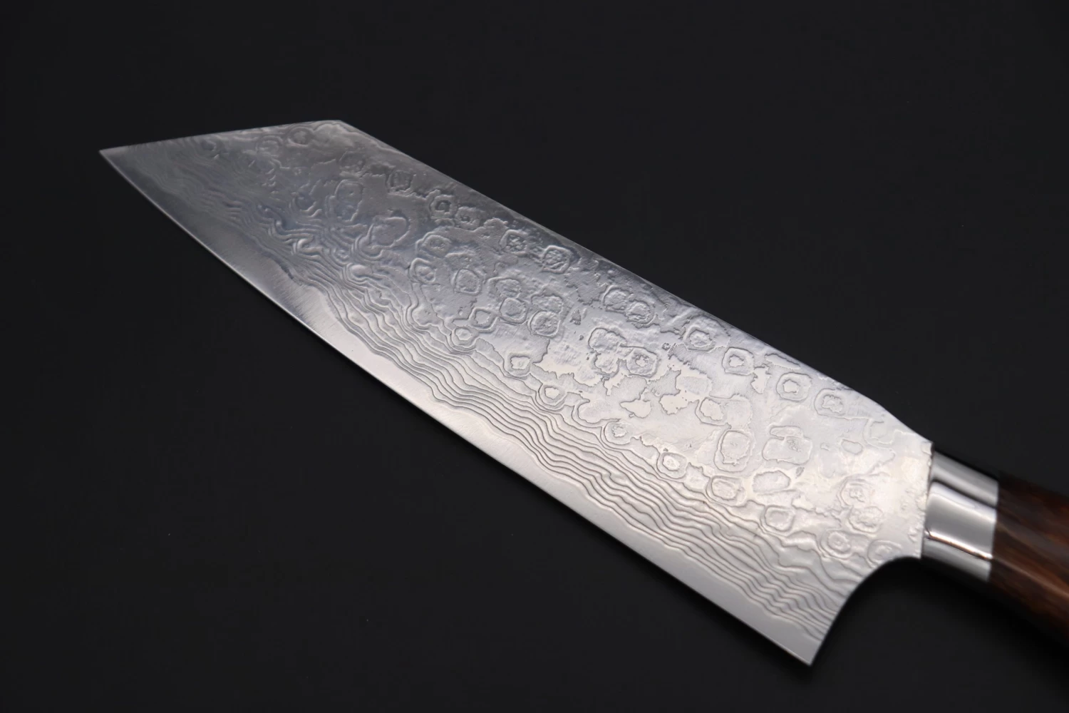 Takeshi Saji R-2 Custom Diamond Damascus Wild Series New Design SNRD-4I Bunka180mm (Ironwood Handle) 6 Takeshi Saji R-2 Custom Diamond Damascus Wild Series New Design SNRD-4I Bunka180mm (Ironwood Handle) - Image 6