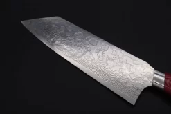 Takeshi Saji R-2 Custom Diamond Damascus Wild Series New Design SNRD-4RW Bunka180mm (7 Inch, Red/White Linen Micarta Handle) -Knife Sale Shop takeshi saji bunka takeshi saji r 2 custom diamond damascus wild series new design snrd 4rw bunka180mm 7 inch red white linen micarta handle 44336632070427 scaled